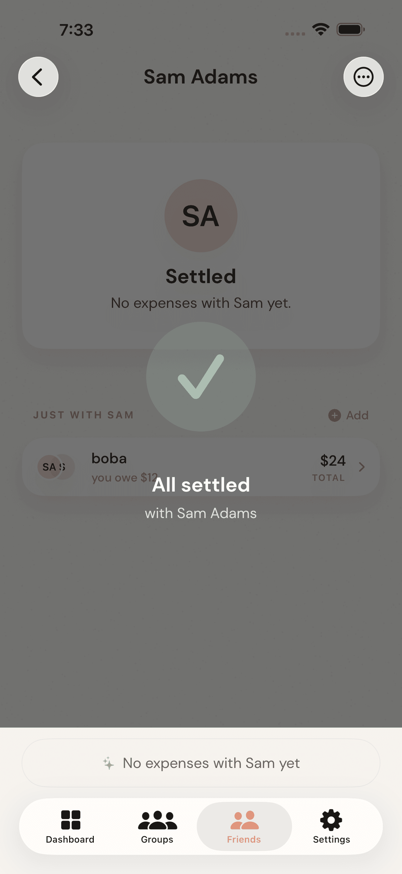 All settled feels good.